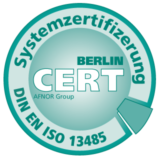 Zertifiziertes QM System - mdc - ISO 13485